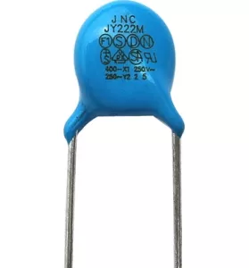 Tụ Gốm Xanh Y1 222M 2.2nF 400V 10mm